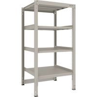 TRUSCO スチールラック M3型中量棚 台車天板収納型 H1800XW900XD921 4段 単体 M3-DB6394 1セット(1台)（直送品）