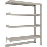 TRUSCO スチールラック M3型中量棚 台車天板収納型 W1500XD471XH1800 4段 連結 M3-DB6554B（直送品）