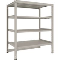 TRUSCO スチールラック M3型中量棚 台車天板収納型 H1800XW1500XD921 4段 単体 M3-DB6594（直送品）