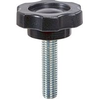 トラスコ中山 TRUSCO シックスロブノブ おねじM8ー15 TSNM8-15 1個 347-5046（直送品）