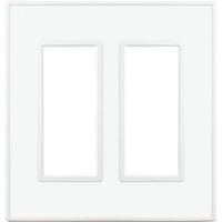 SUGATSUNE (210032228)PXPーFW02ーCWスイッチプレート・コンセントプレート(2連) PXP-FW02-CW（直送品）