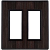 SUGATSUNE (210032236)PXPーFB02ーWEスイッチプレート・コンセントプレート(2連) PXP-FB02-WE（直送品）