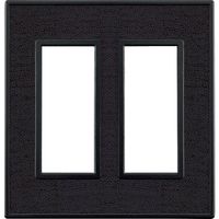 SUGATSUNE (210032240)PXPーFB02ーLBスイッチプレート・コンセントプレート(2連) PXP-FB02-LB（直送品）