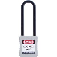 IFAM イファム ロックアウト用南京錠 ナイロン製シャックル(ツル長) 白 044686 1個 386-0966（直送品）