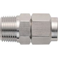 潤工社 ステンレス継手 ニップル(ミリ系列) 4X2.5mm PT1/8 N-4X2.5-PT1/8-SUS 1個 383-0553（直送品）