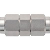 潤工社 ステンレス継手 ユニオン(ミリ系列) 6×4mm U-6X4-SUS 1個 383-3645（直送品）