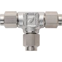 潤工社 ステンレス継手 ユニオンティー(ミリ系列) 10×8mm TU-10X8-SUS 1個 383-2151（直送品）