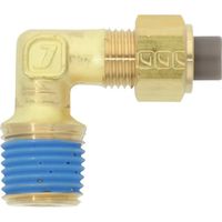 潤工社 黄銅製継手(インチ系列) エルボ 9.53×6.99mm PT1/4 PL-3/8-PT1/4-BS 1個 384-0922（直送品）