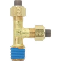 潤工社 黄銅製継手(ミリ系列) サービステー 6×4.5mm PT1/4 PTB-6X4.5-PT1/4-BS 1個 384-0976（直送品）