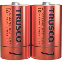 トラスコ中山 TRUSCO アルカリ乾電池10年 単1 (2本入) TLR20GPL-2S 1パック(2本) 394-2338（直送品）