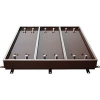 大口径マシンハッチ 充填用 屋内用 一般形 スチール製 ステンレス目地 S-14E-600X1200-HANDORUTSUKI 1組(1個)（直送品）