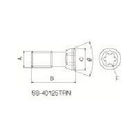 京セラ 部品 ねじ SB-40125TRN 1個 552-1106（直送品）
