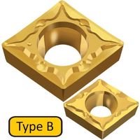 テグテック ISO旋削:チップ CCMT 09T304 FG TT8125B 1セット(10個) 441-4137（直送品）