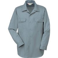 コーコス信岡 コーコス 長袖開襟シャツ408 6 Pブルー 5L 408-6-5L 1枚 853-8994（直送品）