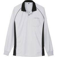 コーコス信岡 コーコス 長袖ポロシャツ Aー3378 3シルバー SS A-3378-3-SS 1着 135-6052（直送品）