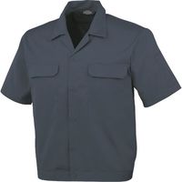 コーコス信岡 コーコス 開襟半袖ブルゾンAー6650 23 チャコール5L A-6650-23-5L 1枚 134-9280（直送品）