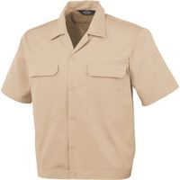 コーコス信岡 コーコス 開襟半袖ブルゾンAー6650 2 ベージュLL A-6650-2-LL 1枚 135-2393（直送品）