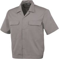 コーコス信岡 コーコス 開襟半袖ブルゾンAー6650 3 グレー M A-6650-3-M 1枚 134-9295（直送品）