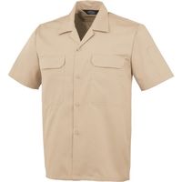 コーコス信岡 コーコス 開襟半袖シャツAー6657 2 ベージュEL A-6657-2-EL 1枚 134-9306（直送品）