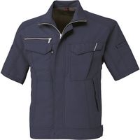 コーコス信岡 コーコス 半袖ブルゾン ネイビー LLサイズ A-8070-01-LL 1着 199-0166（直送品）