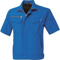 コーコス信岡 コーコス 半袖ブルゾン スカイブルー 4Lサイズ A-8070-16-4L 1着 197-8467（直送品）
