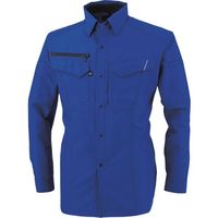 コーコス信岡 コーコス 長袖シャツ ブルー 3Lサイズ A-8078-6-3L 1着 197-9999（直送品）