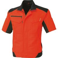 コーコス信岡 コーコス 半袖ブルゾン フラッシュオレンジ Mサイズ A-8080-22-M 1着 198-0033（直送品）