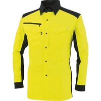 コーコス信岡 コーコス 長袖シャツ フラッシュイエロー 7Lサイズ A-8088-21-7L 1着 197-8515（直送品）