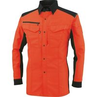 コーコス信岡 コーコス 長袖シャツ フラッシュオレンジ 6Lサイズ A-8088-22-6L 1着 198-0025（直送品）