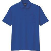 コーコス信岡 コーコス 制電・防透・消臭半袖ポロシャツ 6ブルー SS AS-257-6-SS 1枚 135-5795（直送品）