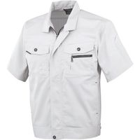 コーコス信岡 コーコス 立体カット半袖ブルゾン 3シルバー L AS-930-3-L 1着 135-4266（直送品）