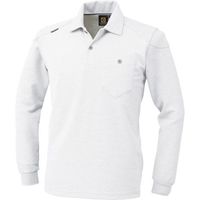 コーコス信岡 コーコス ナガソデポロシャツ Gー9118 0ホワイト 4L G-9118-0-4L 1着 117-4839（直送品）