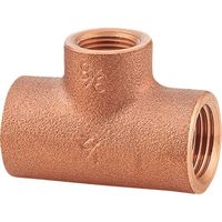 カクダイ 砲金チーズ 6126-13X10 1個 199-9332（直送品）