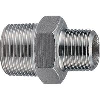 カクダイ KAKUDAI ステンレス六角ニップル 6474-40X25 1個 807-8054（直送品）