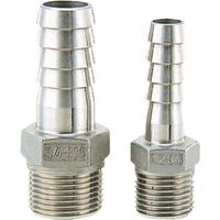 カクダイ ステンレスホースニップル 6489-1/2X16 1個 197-7203（直送品）