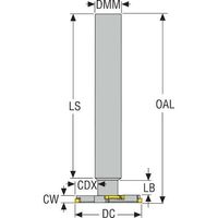 セコ・ツールズ・ジャパン セコ フライス サイドカッタ335.19 カッター R335.19-2550.0-04.2 1個 429-7686（直送品）