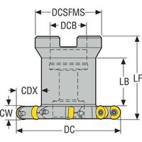 セコ・ツールズ・ジャパン セコ フライス サイドカッタ335.18/25 カッター R335.29-080.08.27-10N-R4A 1個（直送品）