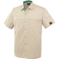 コーコス信岡 コーコス 半袖シャツPー5587 2 ベージュM P-5587-2-M 1枚 136-7009（直送品）