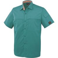 コーコス信岡 コーコス 半袖シャツPー5587 9 グリーン LL P-5587-9-LL 1枚 134-5006（直送品）