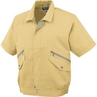 コーコス信岡 コーコス 半袖ブルゾンPー8890 4マスタード 5L P-8890-4-5L 1枚 136-3892（直送品）