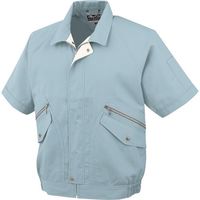 コーコス信岡 コーコス 半袖ブルゾンPー8890 6ブルー 4L P-8890-6-4L 1枚 136-6974（直送品）