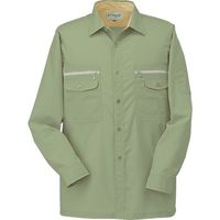 コーコス信岡 コーコス 長袖シャツPー8898 9グリーン 4L P-8898-9-4L 1枚 854-5481（直送品）