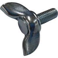 コノエ プレス蝶ボルト 鉄 ユニクロ 6×45 120本入 PWBT-ST-6U-645-120P 1箱(120本) 321-5641（直送品）