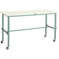 トラスコ中山 TRUSCO AEM型高さ調節作業台 1800X600 φ75キャスター付 AEM-1860C75 1台 285-0702（直送品）