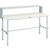 トラスコ中山 TRUSCO RAEM型高さ調節作業台 1500X750 上棚付 W色 RAEM-1500YURB W 1台 467-2429（直送品）