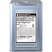 BAN-ZI 木部・人工木用塗料 ALL WOOD 16kg オフホワイ K-ALW/K16D1 370-1679（直送品）