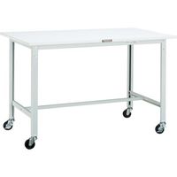トラスコ中山 TRUSCO AE型作業台 1500X750 75φキャスター付 W色 AE-1500C75 W 1台 454-2908（直送品）