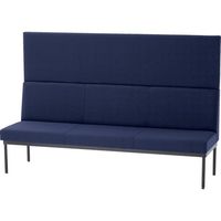 ミズノ パネル付ロビーチェア 幅1500 ピーコッック MBC15BPPC 1台 369-1103（直送品）