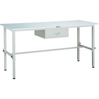 トラスコ中山 TRUSCO SAEM型高さ調整作業台 1800X600 1段引出付 W色 SAEM-1860F1 W 1台 454-6962（直送品）