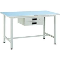 トラスコ中山 TRUSCO BO型軽量作業台 900X600 薄型2段引出付 BO-0960UDK2 1台 454-4021（直送品）
